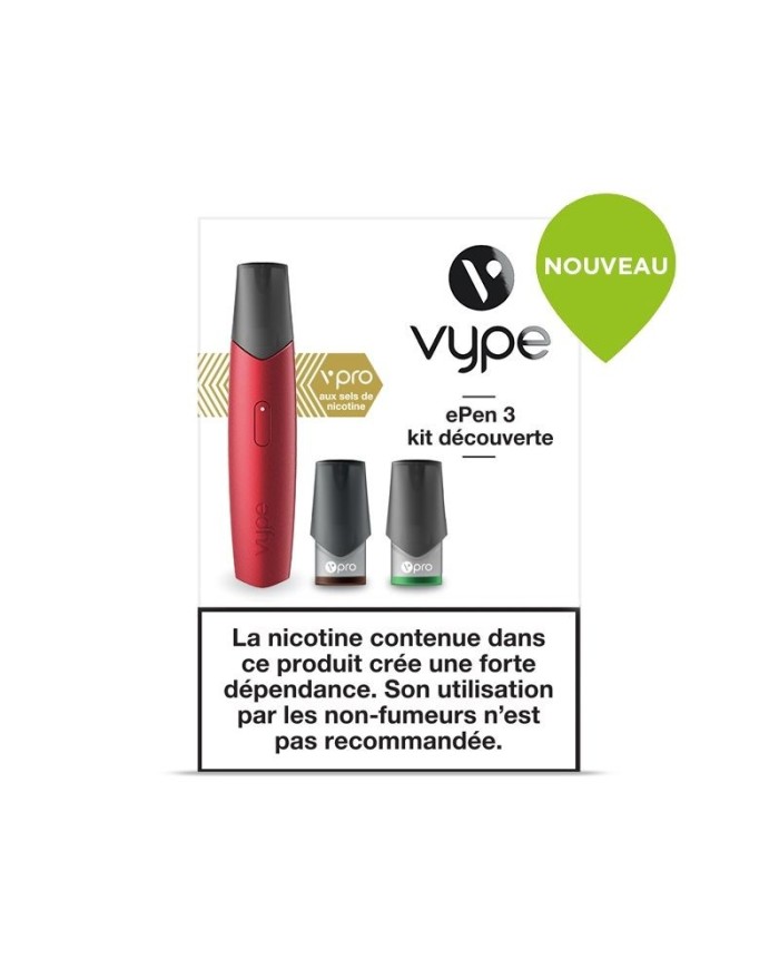 Vype ePen 3 Kit découverte Vype ePen 3 Kit découverte