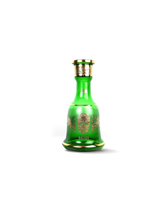 VASE SKULL EGERMAN GOLD & GREEN VASE SKULL EGERMAN GOLD & GREEN